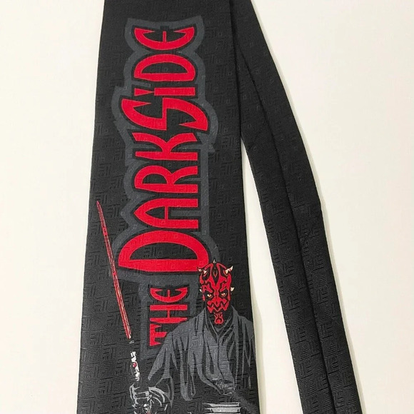 Star Wars Mens Neck Tie The Dark Side Ralph Martin 56 Inch - Picture 2 of 16